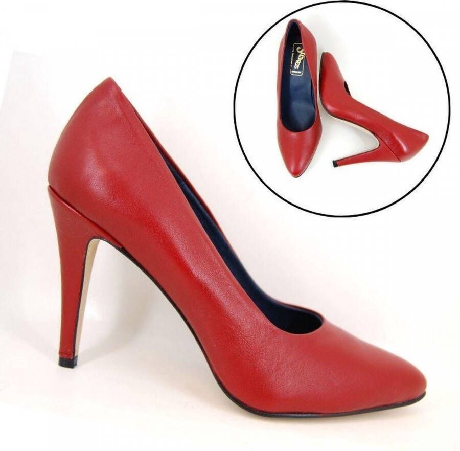 Stravers Grote Maten Schoenen Stravers Pumps Rood Grote Maten Rode Hoge Stiletto Hakken