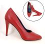 Stravers Grote Maten Schoenen Stravers Pumps Rood Grote Maten Rode Hoge Stiletto Hakken - Thumbnail 1