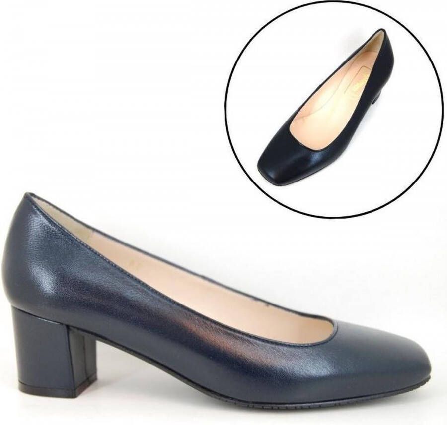 Stravers Grote Maten Schoenen Stravers Stewardess Pumps Grote Maten Blauwe Damesschoenen