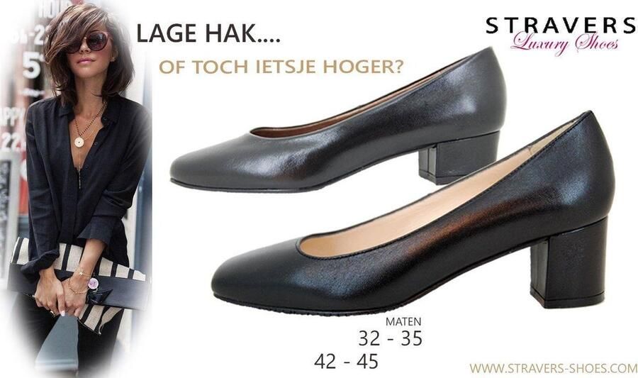 Stravers Grote Maten Schoenen Stravers Stewardess Pumps Grote Maten Blauwe Damesschoenen - Foto 8