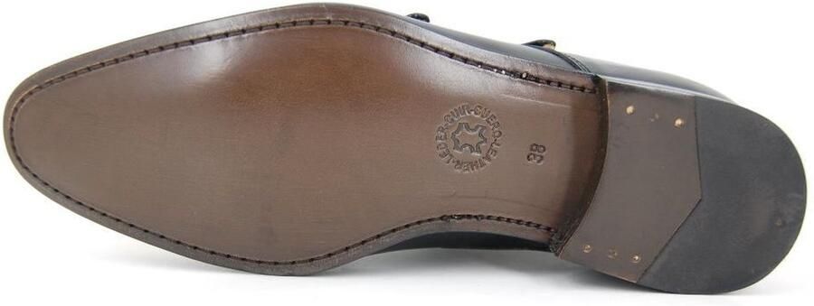 Stravers Kleine Maten Schoenen Stravers Herenschoenen met Gesp zwart Monk Straps Kleine Maten - Foto 8