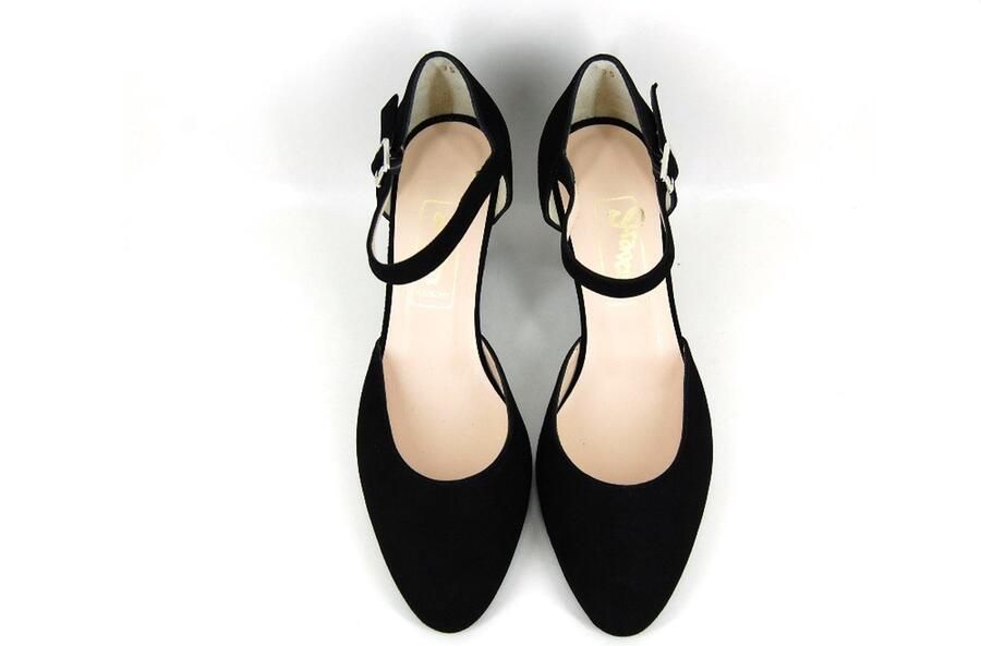 Stravers Grote Maten Schoenen Stravers Zwarte Pumps met Enkelbandje Grote Maten Elegante Pumps met Hak - Foto 4