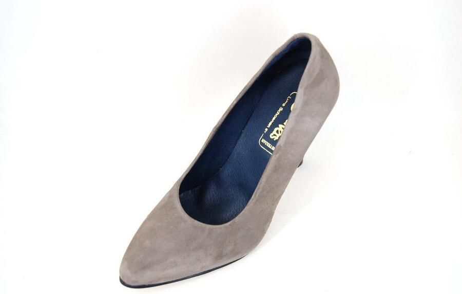 Stravers Kleine Maten Schoenen Stravers Naaldhakken Chic Taupe Suede. Pumps Hoge Hakken Kleine Maten - Foto 7