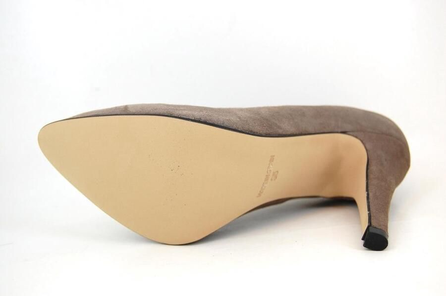Stravers Kleine Maten Schoenen Stravers Naaldhakken Chic Taupe Suede. Pumps Hoge Hakken Kleine Maten - Foto 6