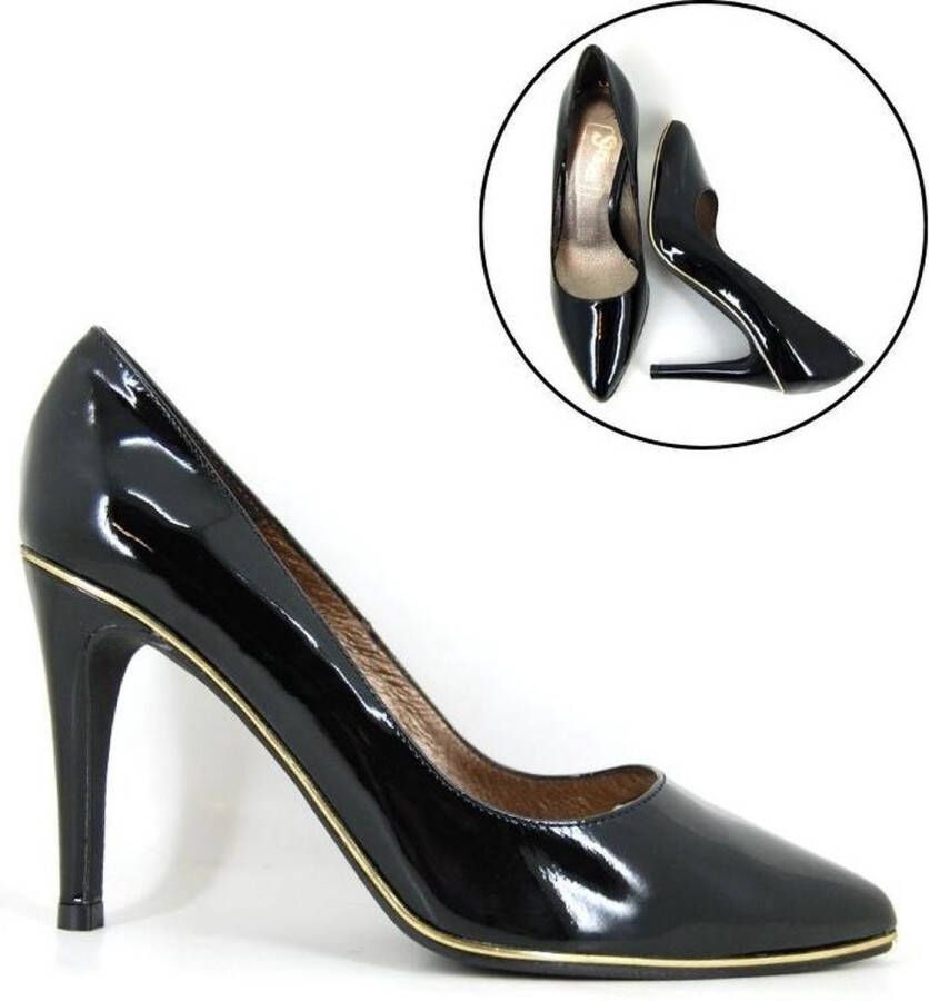 Stravers Kleine Maten Schoenen Stravers Lak Pumps Hoge Hakken Kleine Maten Lakschoenen Zwart