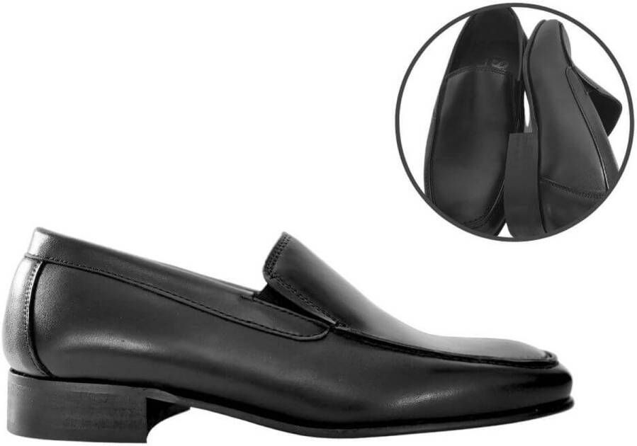 Stravers Kleine Maten Schoenen Stravers Nette Kalfsleren Instappers Zwart Heren Kleine Maten Instappers