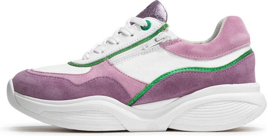 Xsensible 30085.3 SWX11 774 Lilac Combi H-Wijdte Veterschoenen