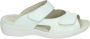 Strober HANNA~74003H~~~~~~~~~~~~~~~~~~ Dames slippers Wit beige - Thumbnail 1