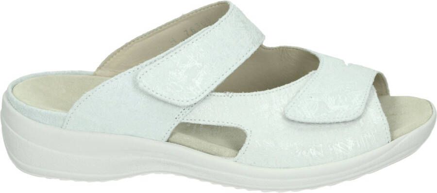 Strober HANNA~74003H~~~~~~~~~~~~~~~~~~ Dames slippers Wit beige