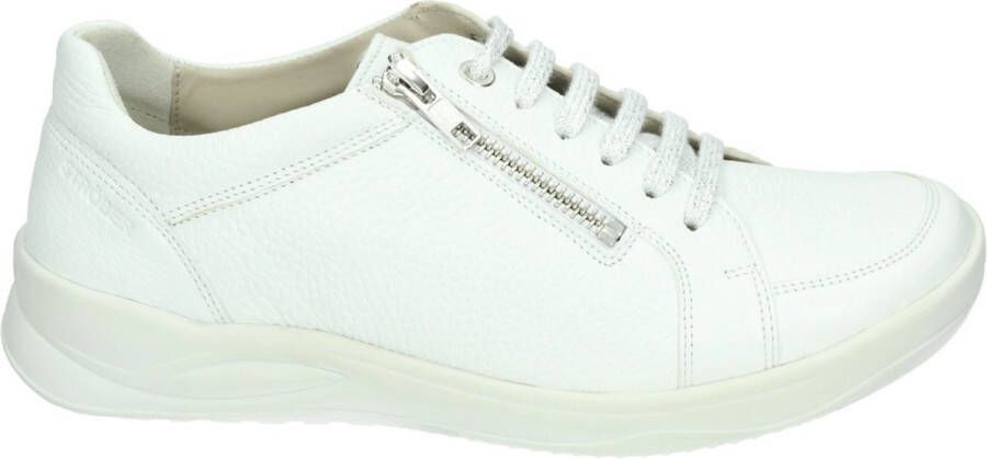 Strober KORDULA~65063H~~~~~~~~~~~~~~~~ Lage sneakersDames sneakers Wit beige