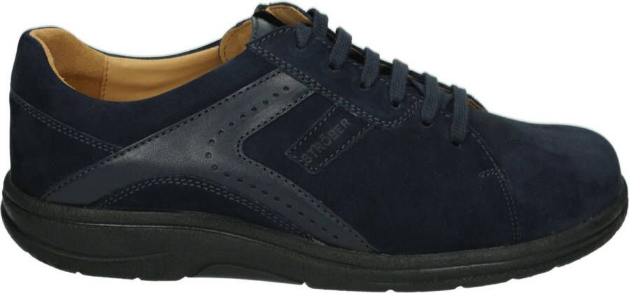Strober MALIO~86045H~~~~~~~~~~~~~~~~~~ Vrije tijdsschoenenHeren veterschoenHeren sneakersCasual Blauw