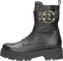 Sub55 Biker boots Enkellaarsjes Plat zwart - Thumbnail 1