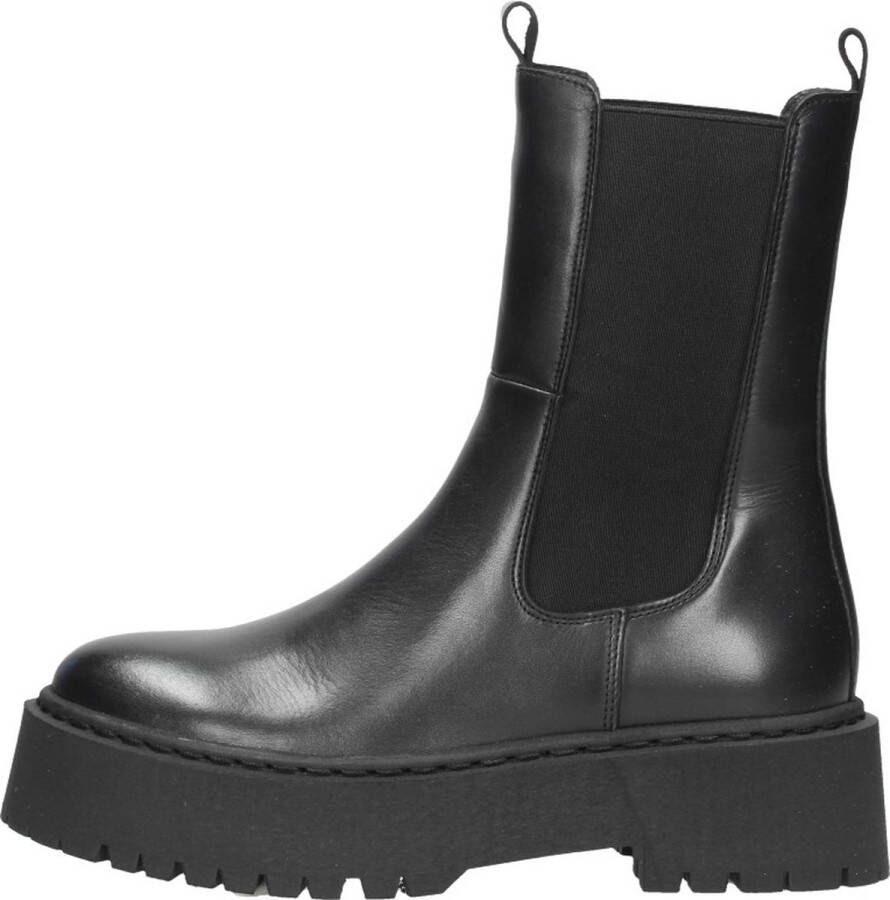 Sub55 Chelsea boots Enkellaarsjes Plat zwart