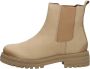 Sub55 Chelsea boots Enkellaarsjes Plat Cognac - Thumbnail 1
