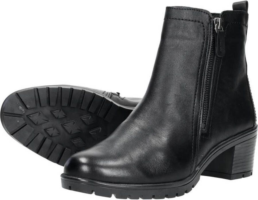 SUB55 Comfort Collection Fiona 03 Enkellaarsjes Hak zwart