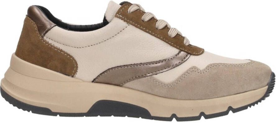 Sub55 Comfort Collection Jasmin 07 Veterschoenen Laag Beige