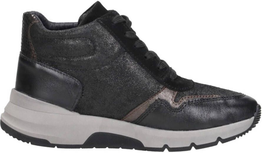 Sub55 Comfort Collection Jasmin 21 Veterschoenen Hoog Zwart