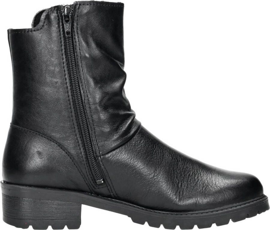 Sub55 Comfort Collection Joe 64 Enkellaarsjes Plat Zwart