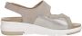 Sub55 Comfort Collection Maira 20 Sandalen Plat Beige - Thumbnail 1