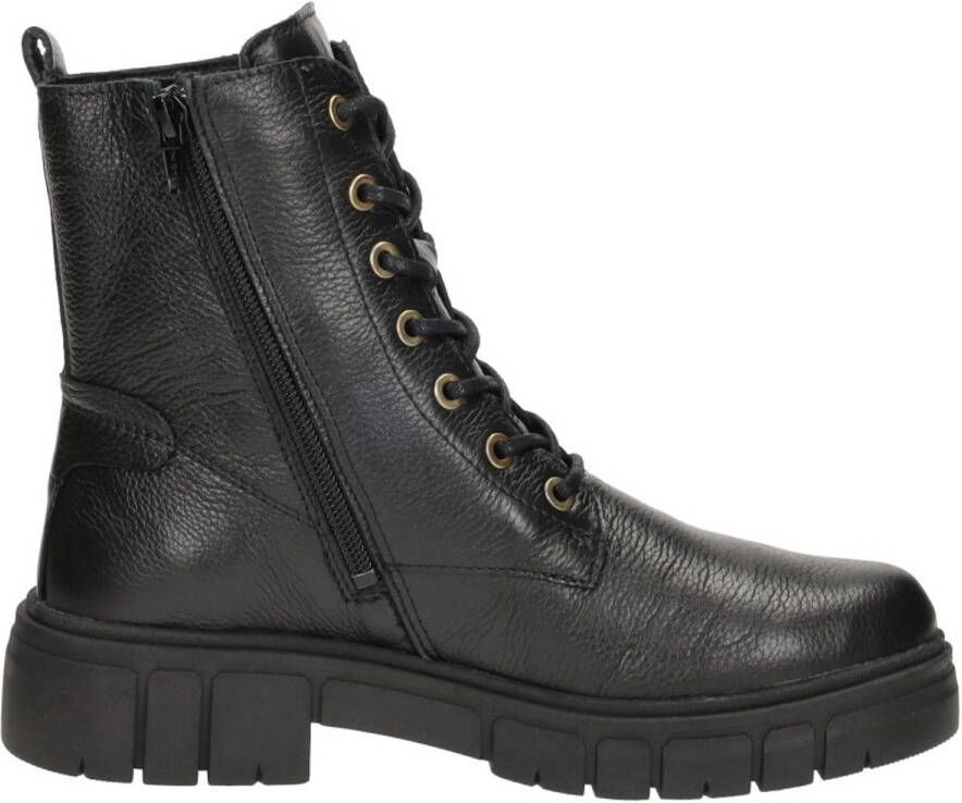 Sub55 Comfort Collection Paige 29 Veterschoenen Hoog Zwart