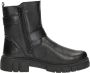 Sub55 Comfort Collection Paige 30 Enkellaarsjes Plat Zwart - Thumbnail 1