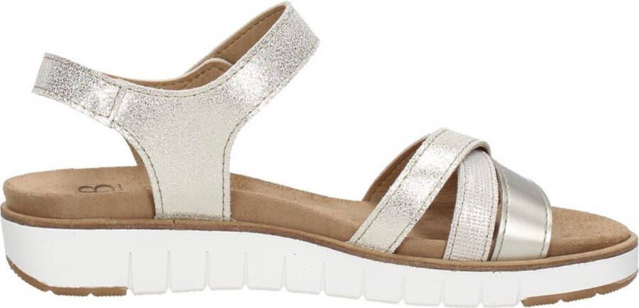 Sub55 Comfort Collection Romi 22 Sandalen Plat Goudkleur