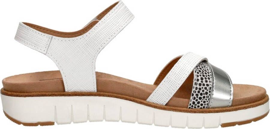 Sub55 Comfort Collection Romi 22 Sandalen Plat wit - Foto 3