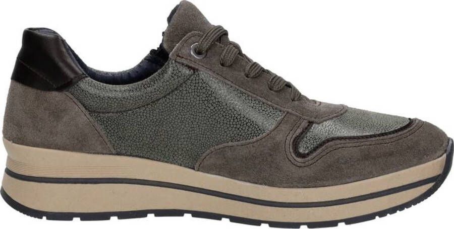 Sub55 Comfort Collection Ruby 70 Veterschoenen Laag Taupe - Foto 1