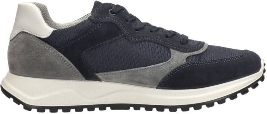 Sub55 Comfort Collection Saronno Veterschoenen Laag Blauw