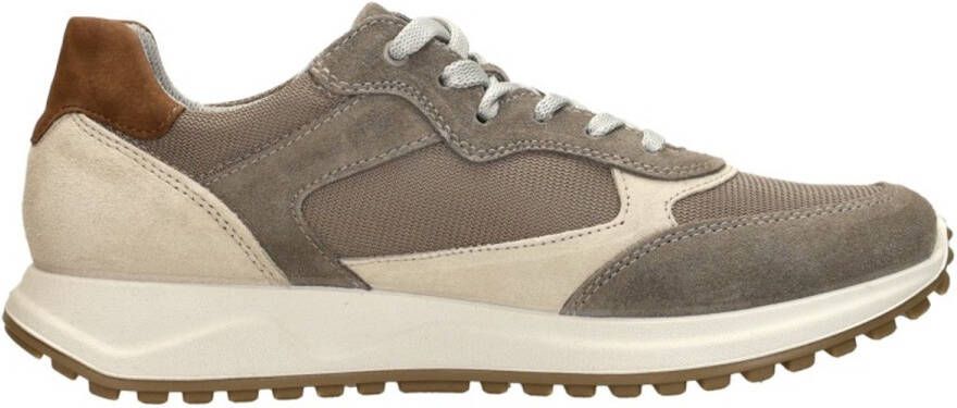 Sub55 Comfort Collection Saronno Veterschoenen Laag Taupe