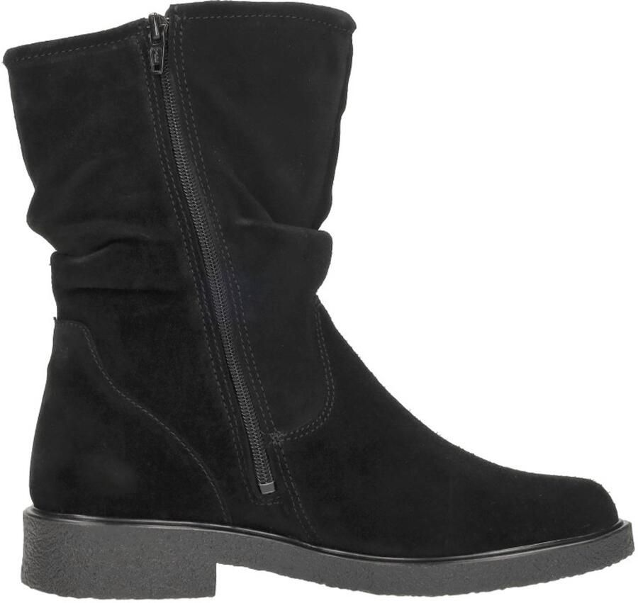 Sub55 Comfort Collection Giulia 01 Enkellaarsjes Plat zwart