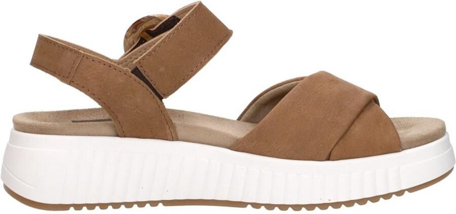 Sub55 Comfort Collection Harper 01 Sandalen Plat Cognac
