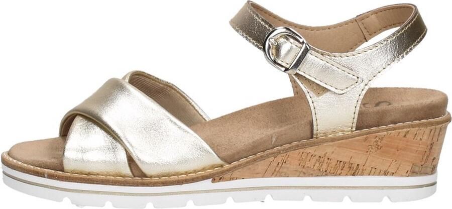 SUB55 Comfort Collection Klara 02 Sandalen Plat goudkleur - Foto 7