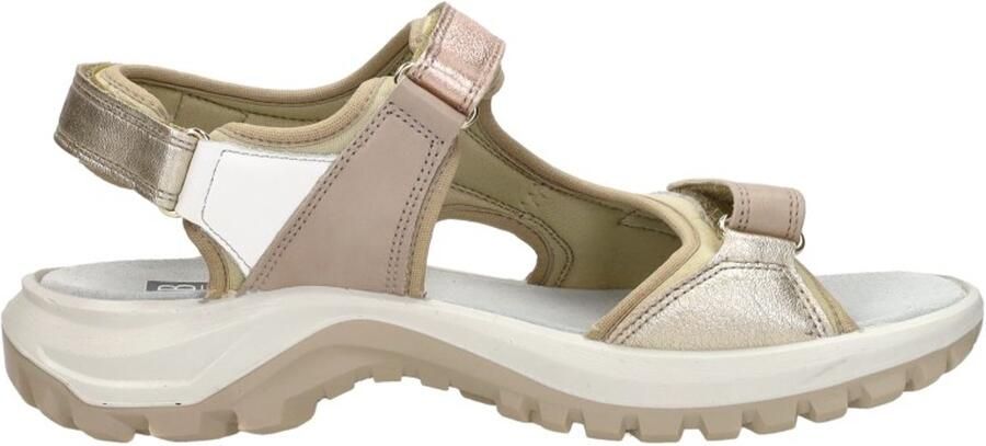 Sub55 Comfort Collection Lexa 37 Sandalen Plat goudkleur