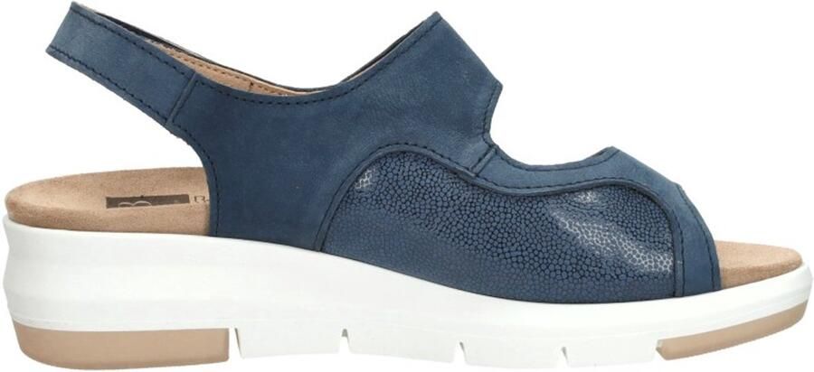 Sub55 Comfort Collection Maira 20 Sandalen Plat Licht blauw