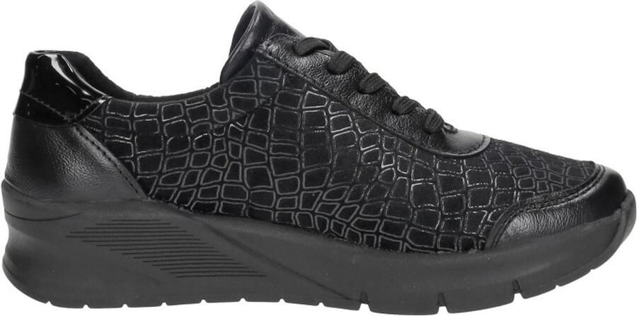 Sub55 Comfort Collection Mary 05 Veterschoenen Laag Zwart