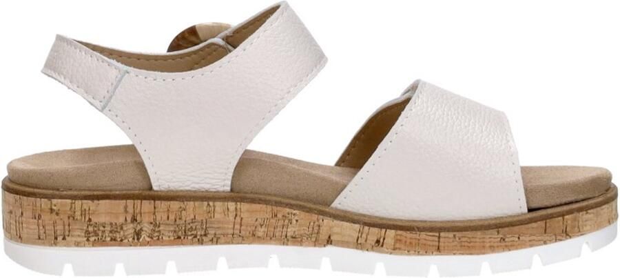 Sub55 Comfort Collection Mia 96 Sandalen Plat gebroken wit