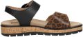 Sub55 Comfort Collection Mia 96 Sandalen Plat zwart - Zwart