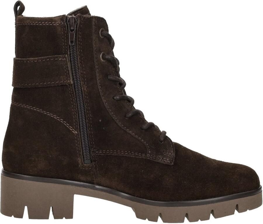 Sub55 Comfort Collection Molly 06 Veterschoenen Hoog Donkerbruin