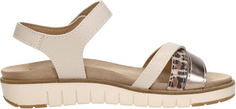 Sub55 Comfort Collection Romi 22 Sandalen Plat Taupe
