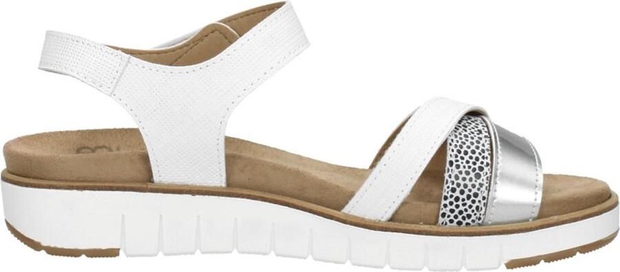 Sub55 Comfort Collection Romi 22 Sandalen Plat Wit - Foto 3