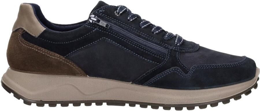 Sub55 Comfort Collection Saronno Veterschoenen Laag blauw