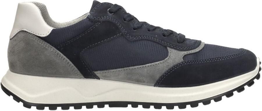 Sub55 Comfort Collection Saronno Veterschoenen Laag Blauw