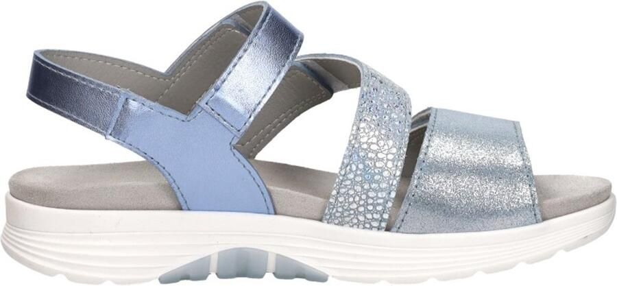 Sub55 Comfort Collection Sunny 31 Sandalen Plat Licht blauw