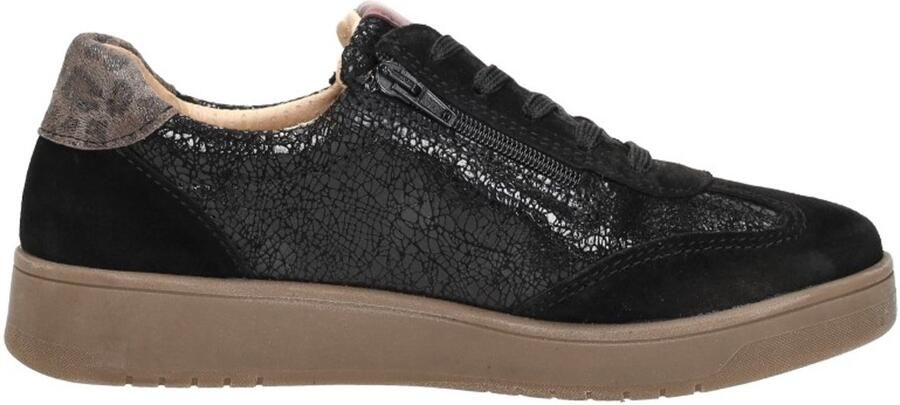 Sub55 Comfort Collection Violet 17 Veterschoenen Laag zwart