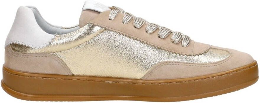 Sub55 Cunda Sneakers Laag goudkleur