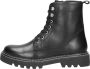 Sub55 Dames veterschoenen Hoog zwart - Thumbnail 1