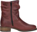 Sub55 Enkellaarsjes Plat Enkellaarsjes Plat Bordeaux - Rood