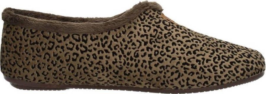 Sub55 Home Collection Pantoffels Dicht Pantoffels Dicht donkerbruin