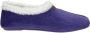 Sub55 Home Collection Pantoffels Dicht Pantoffels Dicht Paars - Thumbnail 1
